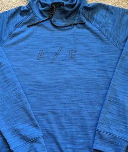 Men's American Eagle AE Blue Active Hoodie Sz L
